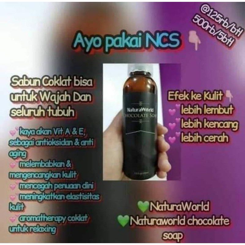Natura chocolate soap