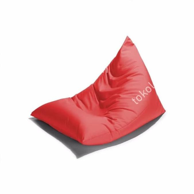 Prissilia Bean Bag - Triangle Red Rumahcantik09