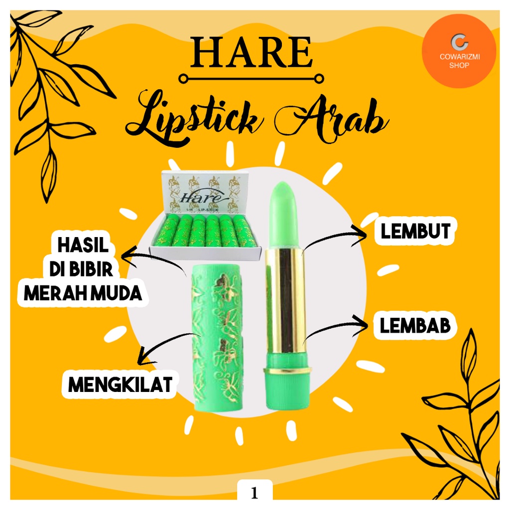 HARE LIPSTICK ARAB ORIGINAL HALAL