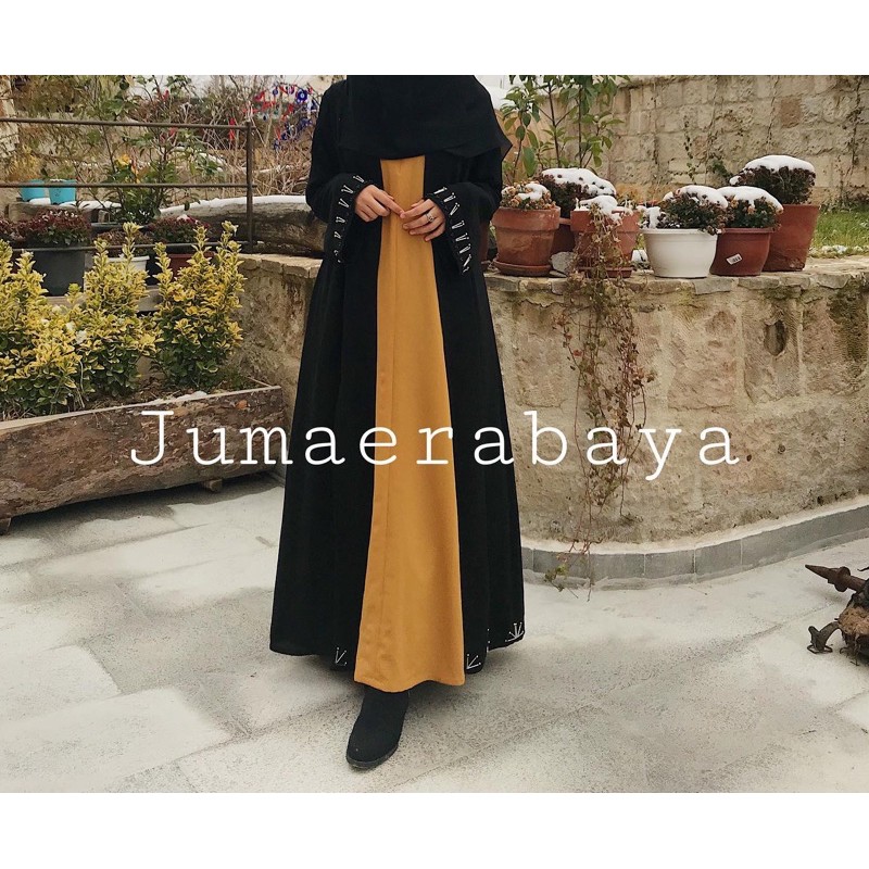Abaya premium double outer