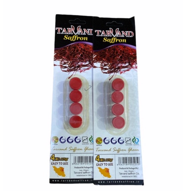 Tarvan Saffron 4 x 0.125gr