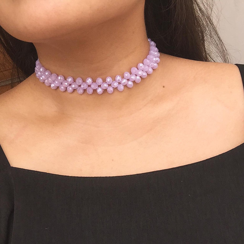 Soft Lilac Aubree Choker