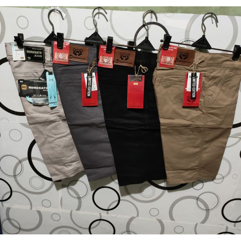 celana pendek bahan catun combet