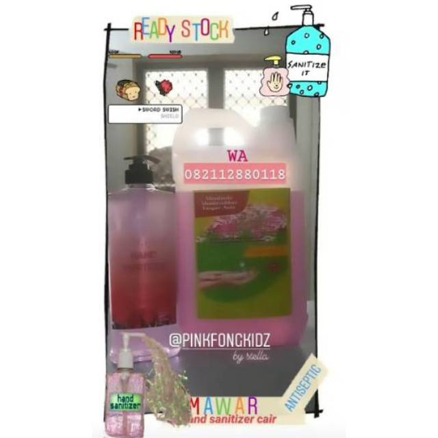 Hand sanitizer Mawar 5liter