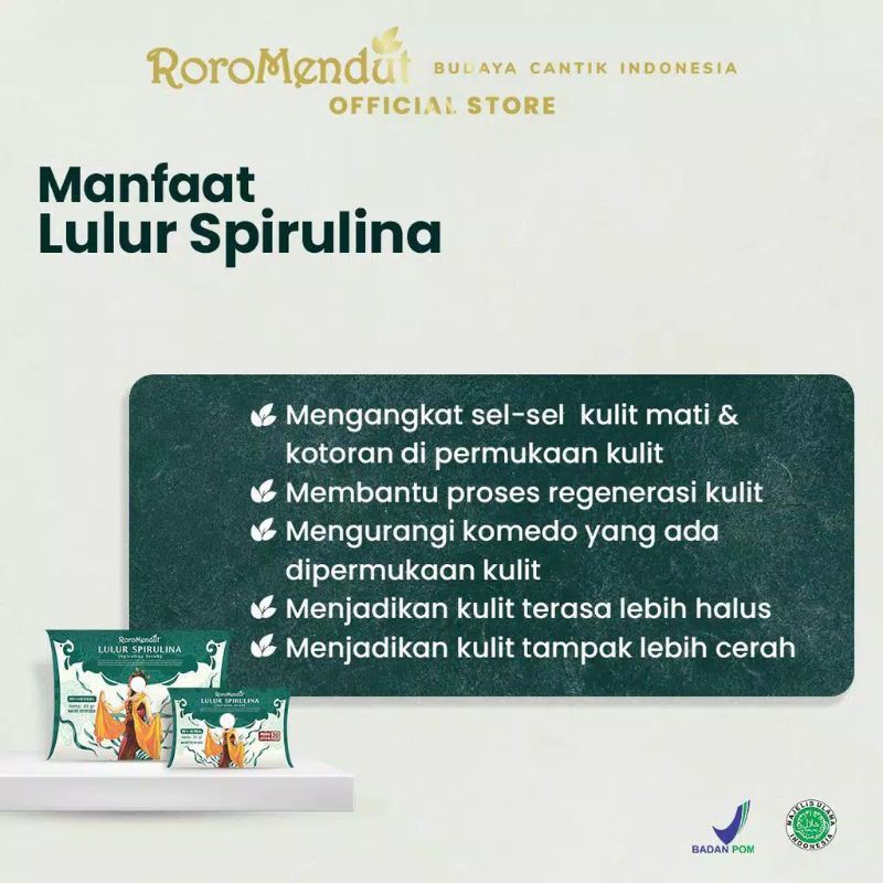 ASLI RORO MENDUT LULUR SPIRULINA
