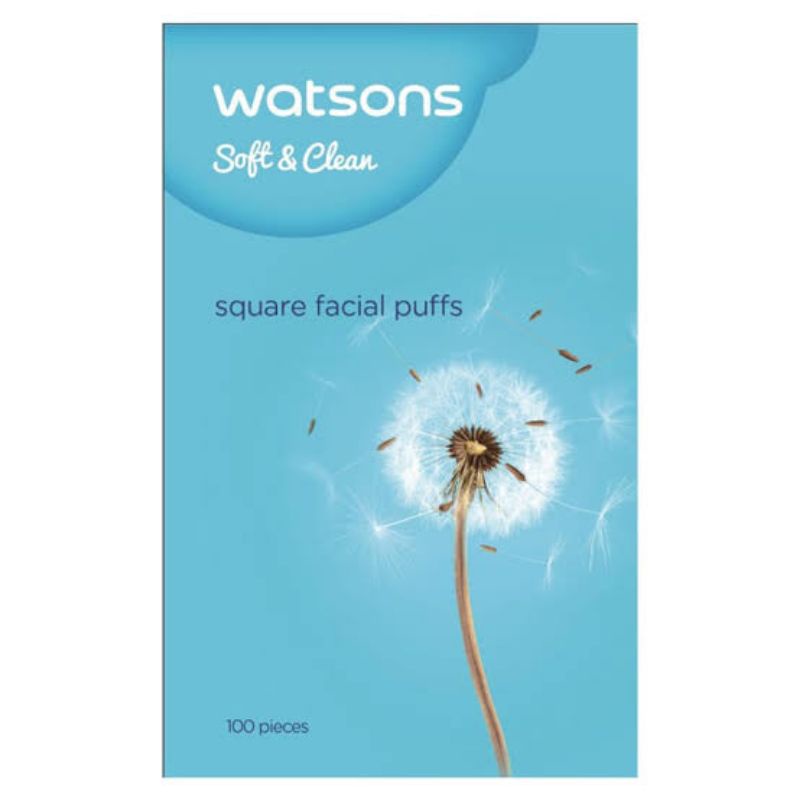 Watsons square facial puff 100s