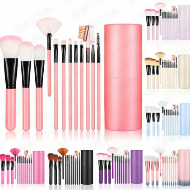 Set kuas tabung isi 12pcs