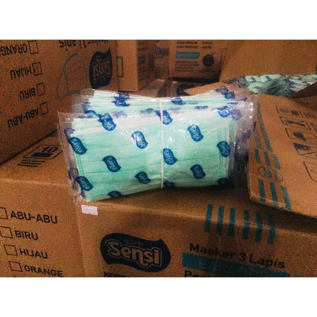 MASKER SENSI EARLOOP HARGA PERSACHET ISI 3PCS