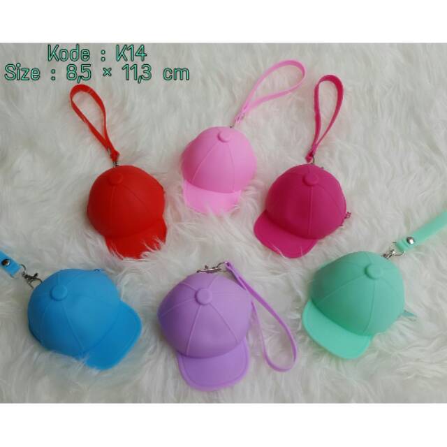 Dompet Koin Jelly Topi