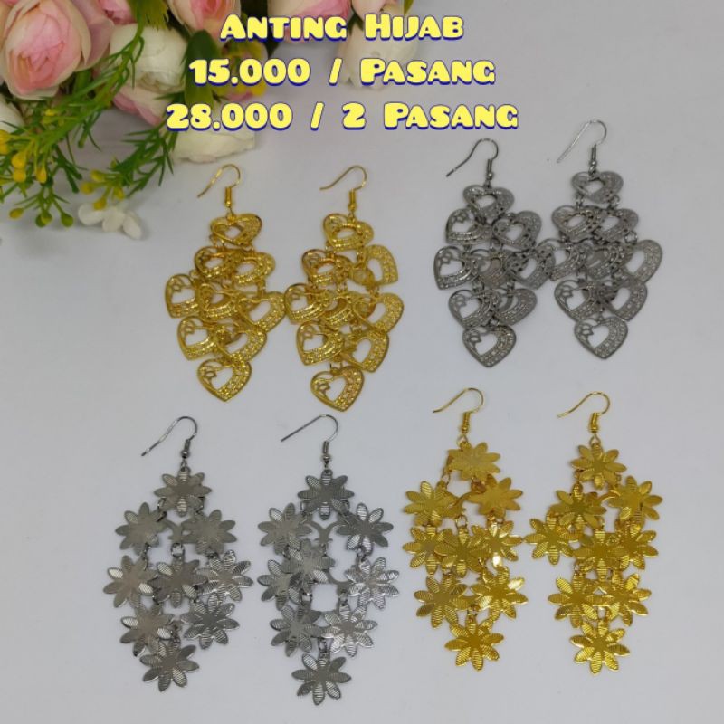 Anting hijab/Aksesoris hijab