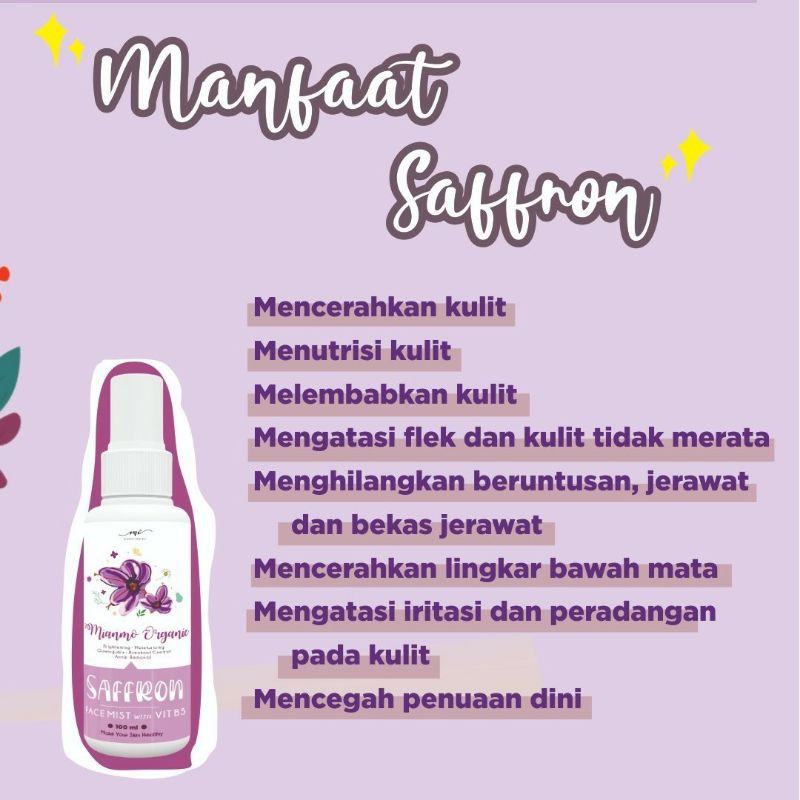 Facemist Saffron by mianmo