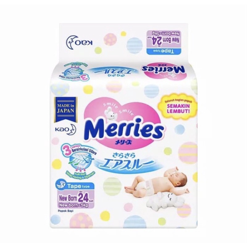popok merries NB 24