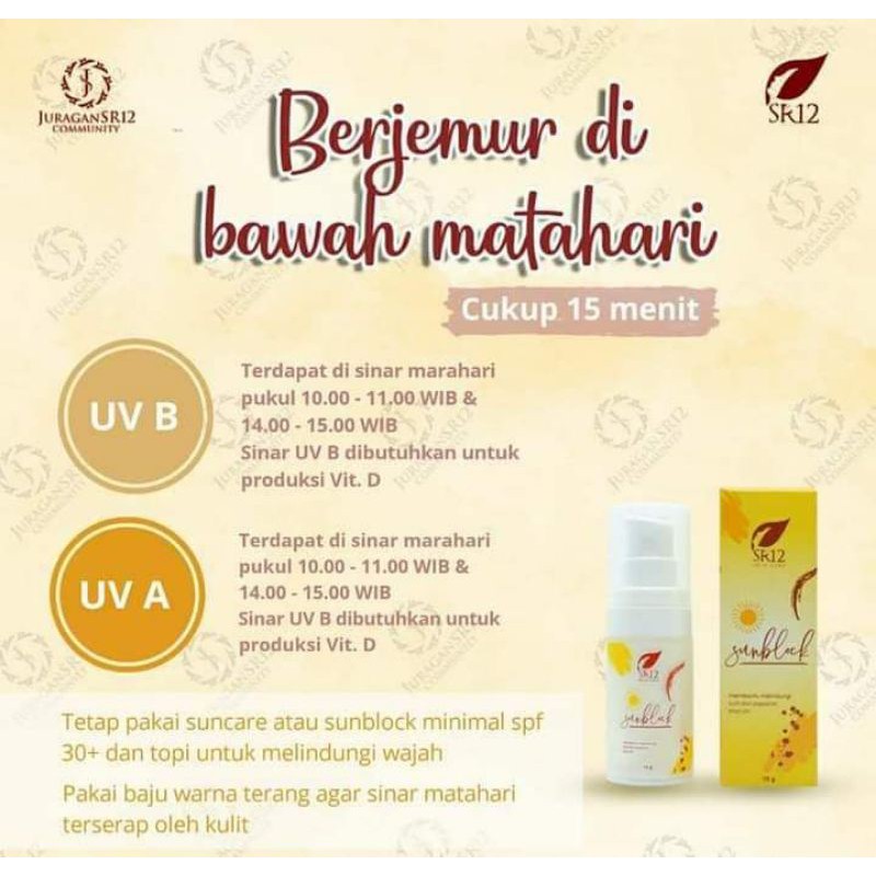SUNCARE LOTION & SUNBLOCK SR12