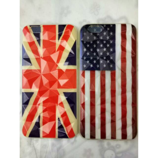 Softcase 3D diamond flag iPhone 6