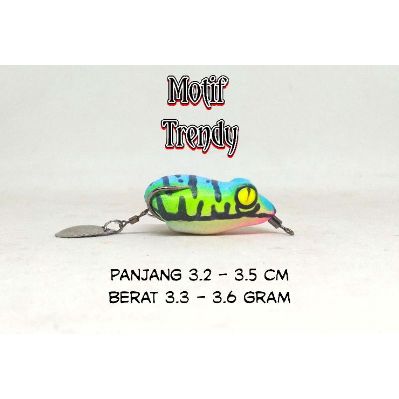 Umpan mancing Soft Frog toman
