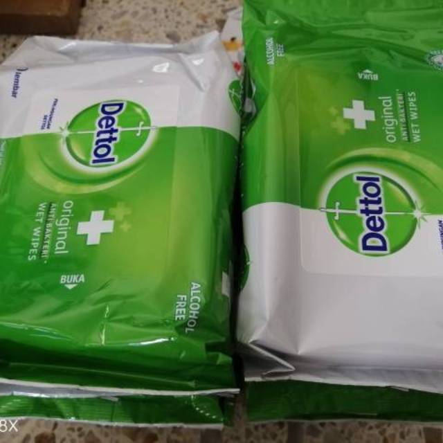 Tissue Basah Dettol 50s