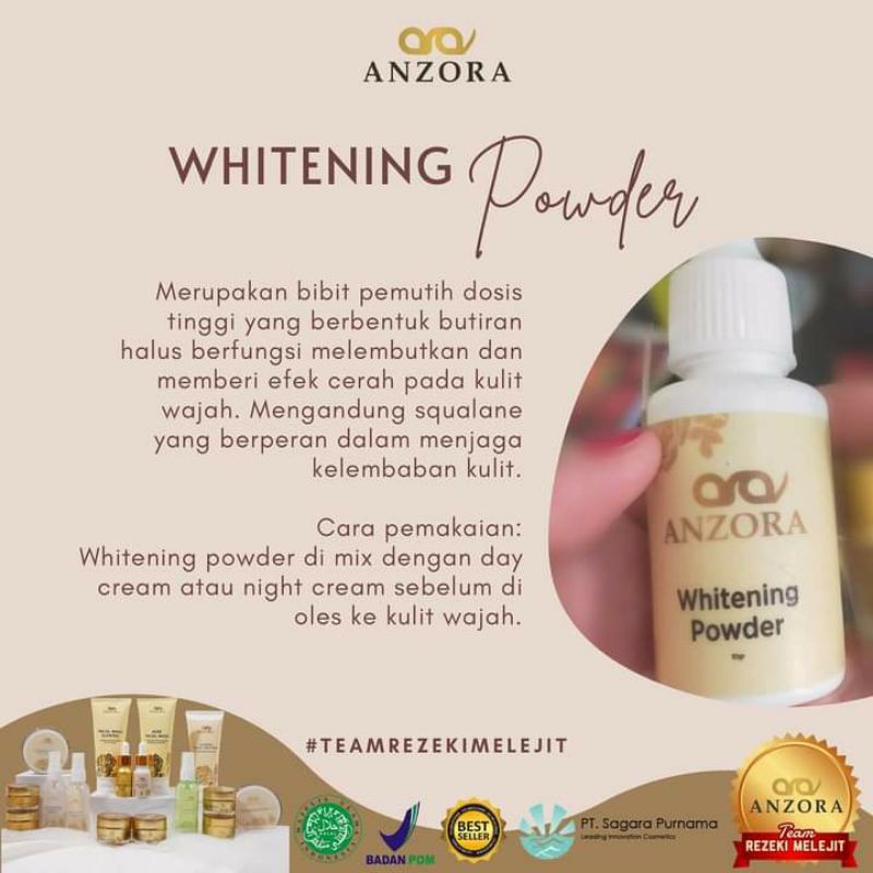 Powder whitening Anzora
