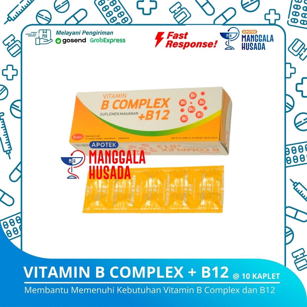 VITAMIN B COMPLEX + B12 PERSTRIP @ 10 TABLET