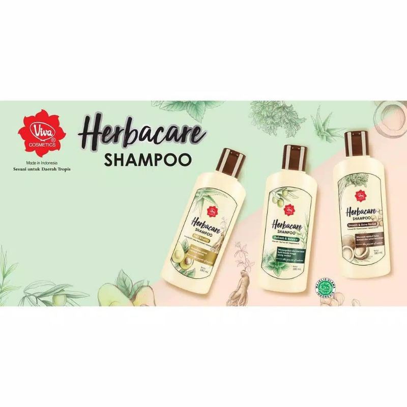 viva herbacare shampo 180ml