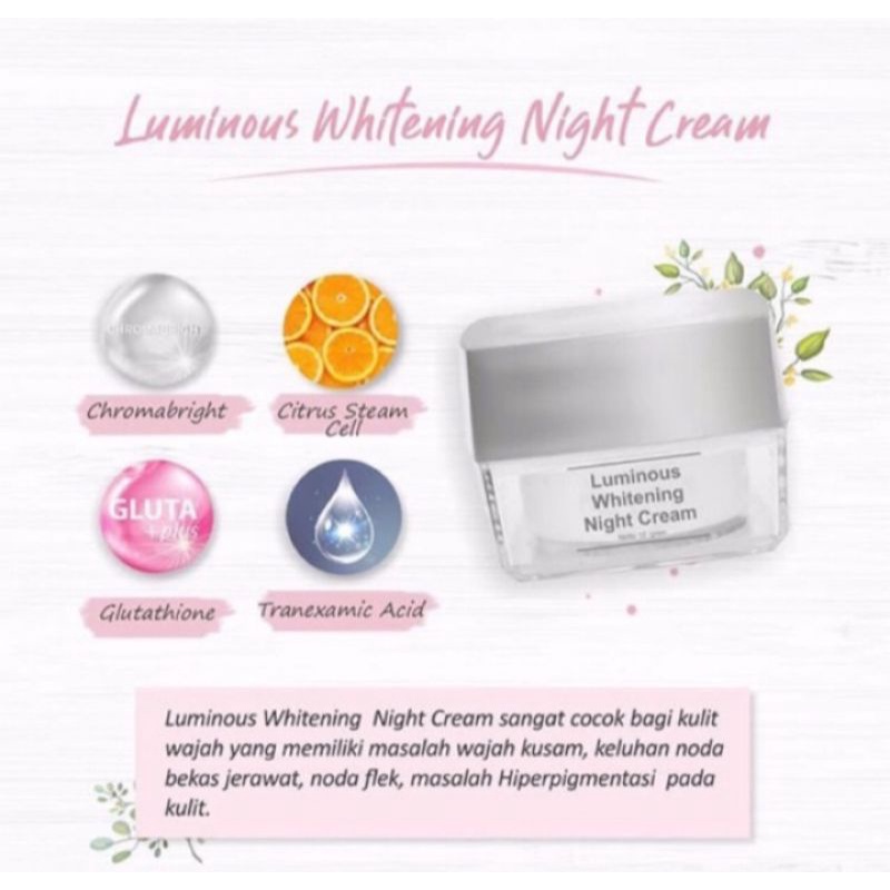 Night Cream Luminous