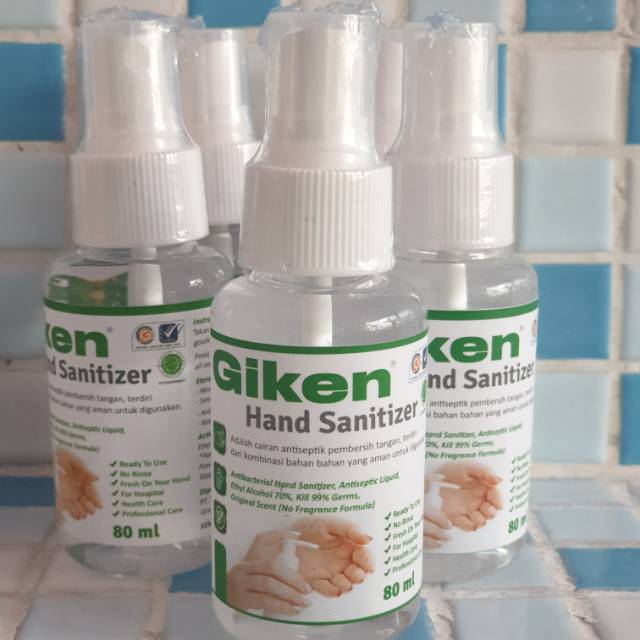 GIKEN hand sanitizer 80ml