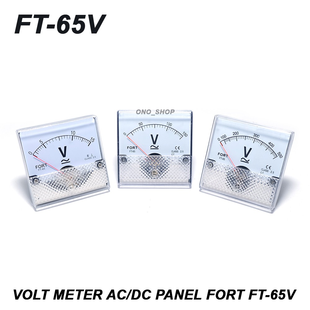 Volt Meter AC/DC Panel FORT FT-65V