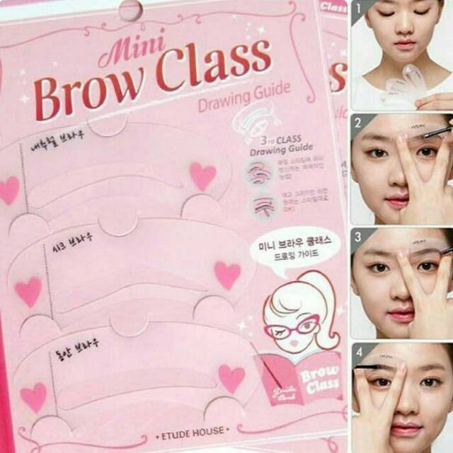 CETAKAN ALIS Mini Brow Class ( isi 3 pola )