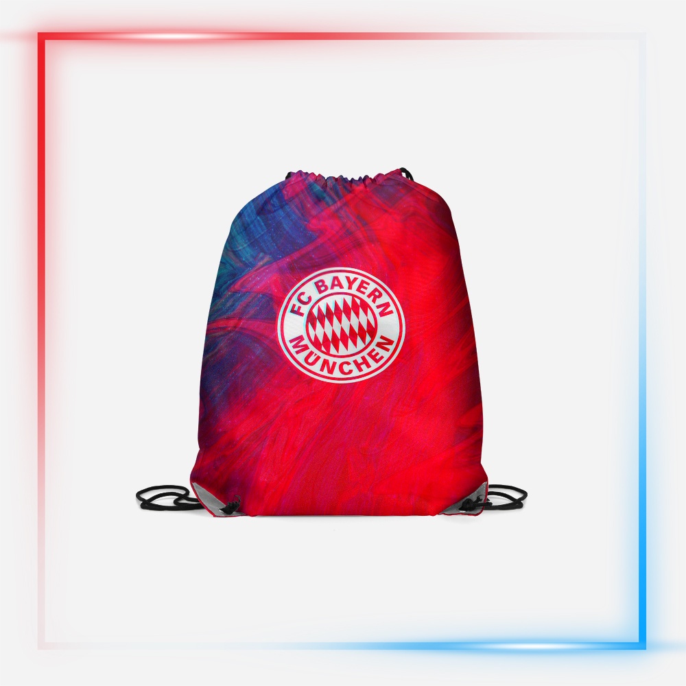 String Bag / Tas Serut Fullprint 3D BAYER MUNCHEN