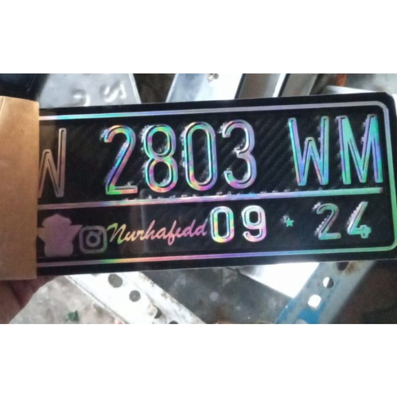 plat nomor motor termurah