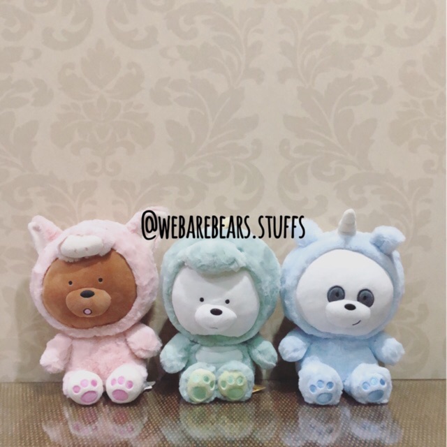 Boneka We Bare Bears Costume Edition