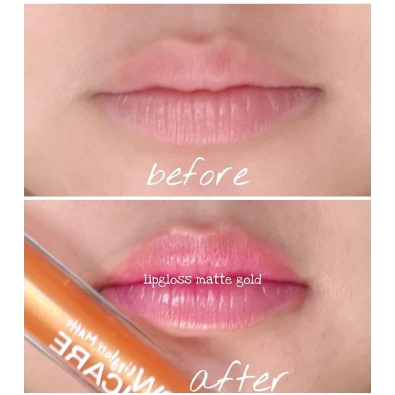 lipsgloss matte gold