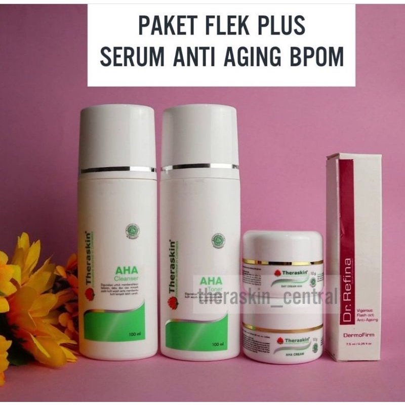 PAKET FLEK GLOW + SERUM ANTI AGING.