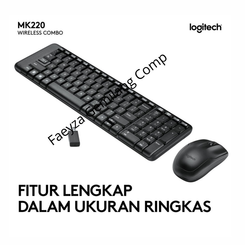 Keyboard Logitech MK220 Wireless combo