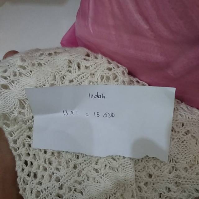 Pesanan kak indah