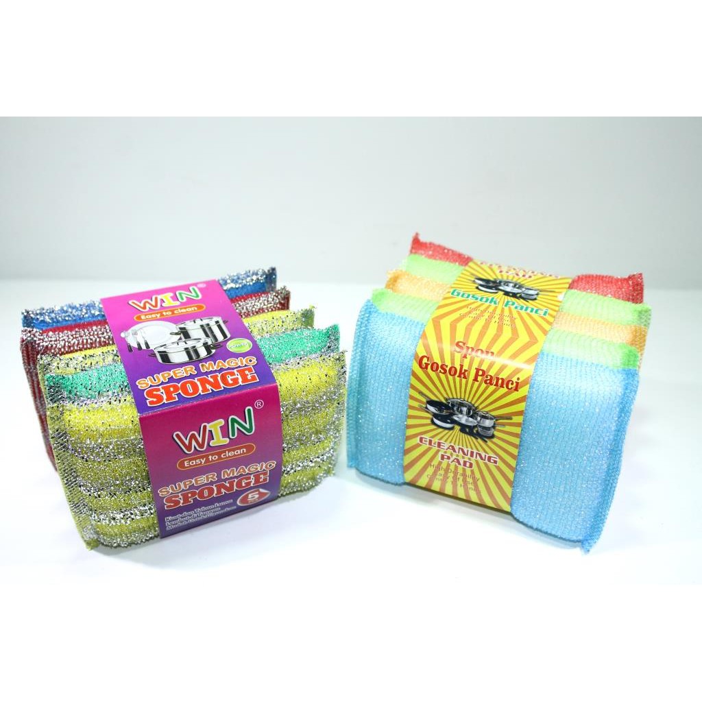 (ISI 5) Super Magic Sponge Cuci Piring