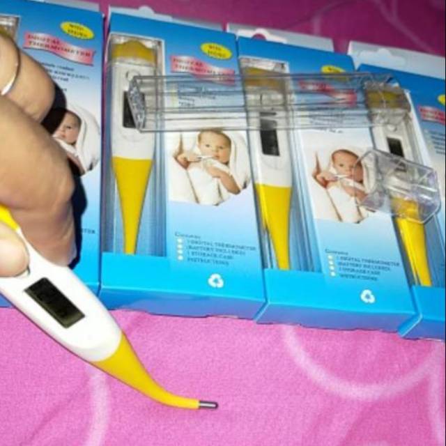 Termometer elastis  / pengukur suhu badan anak ujung elastis