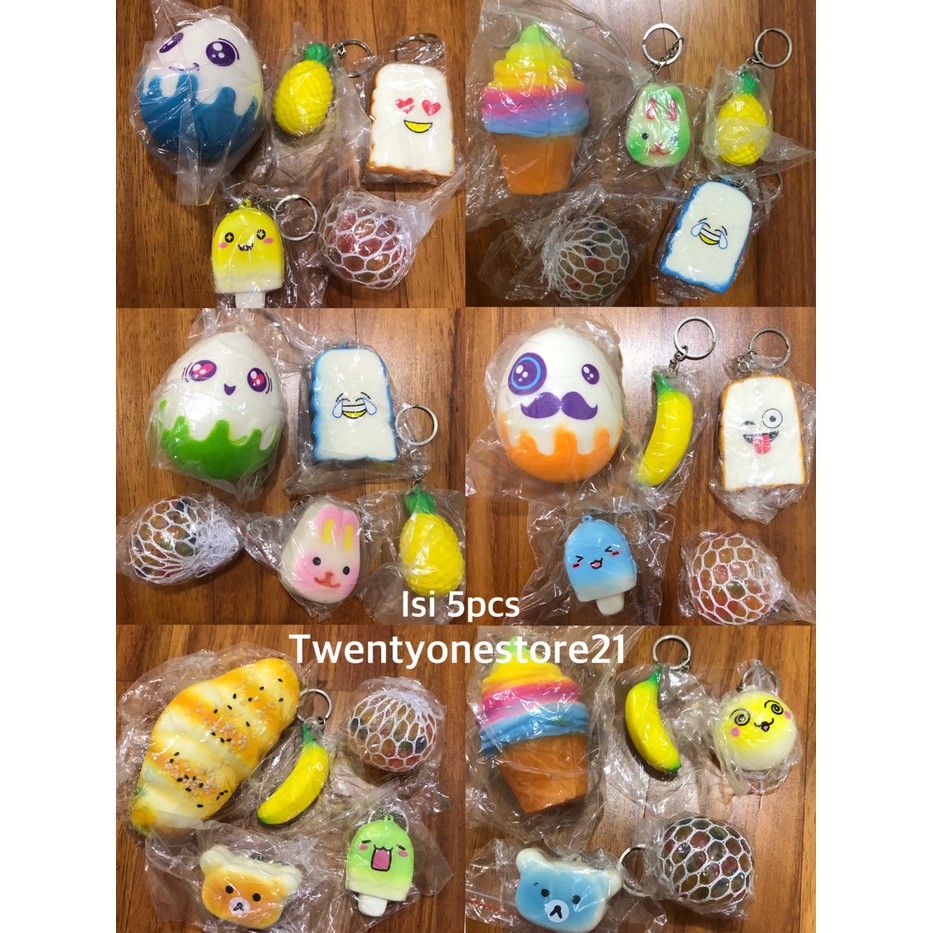 SET PAKET MURAH SQUISHY (PAKET B)