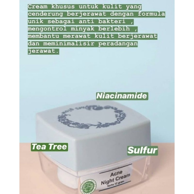 ACNE NIGHT CREAM
