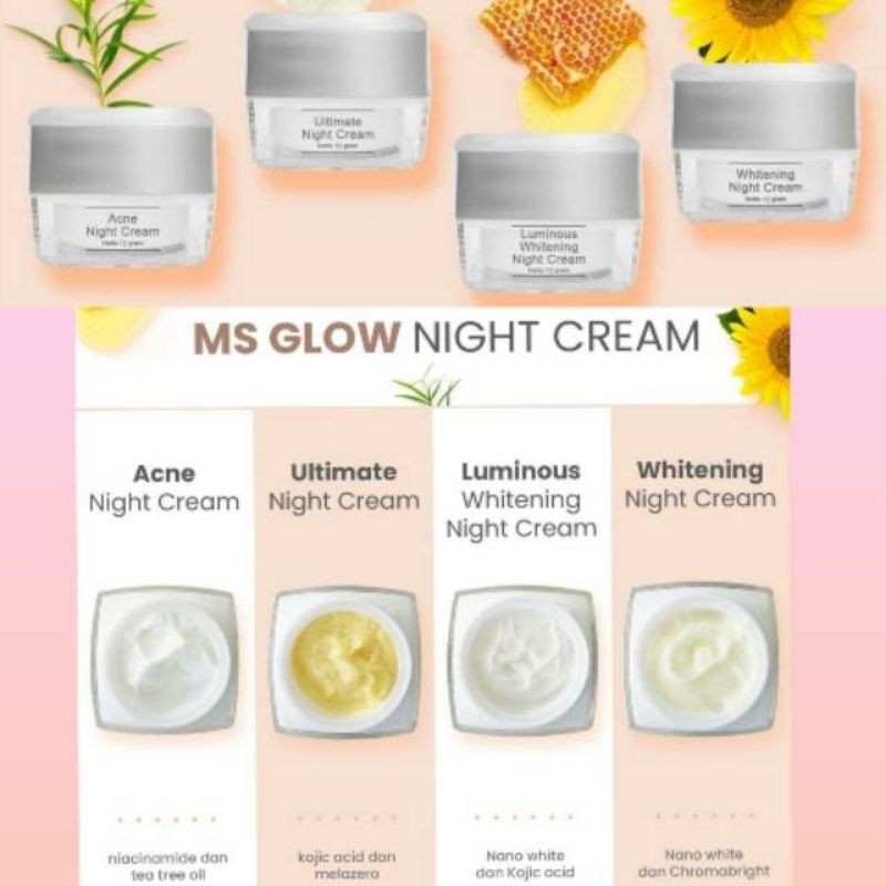 MS GLOW Night Cream