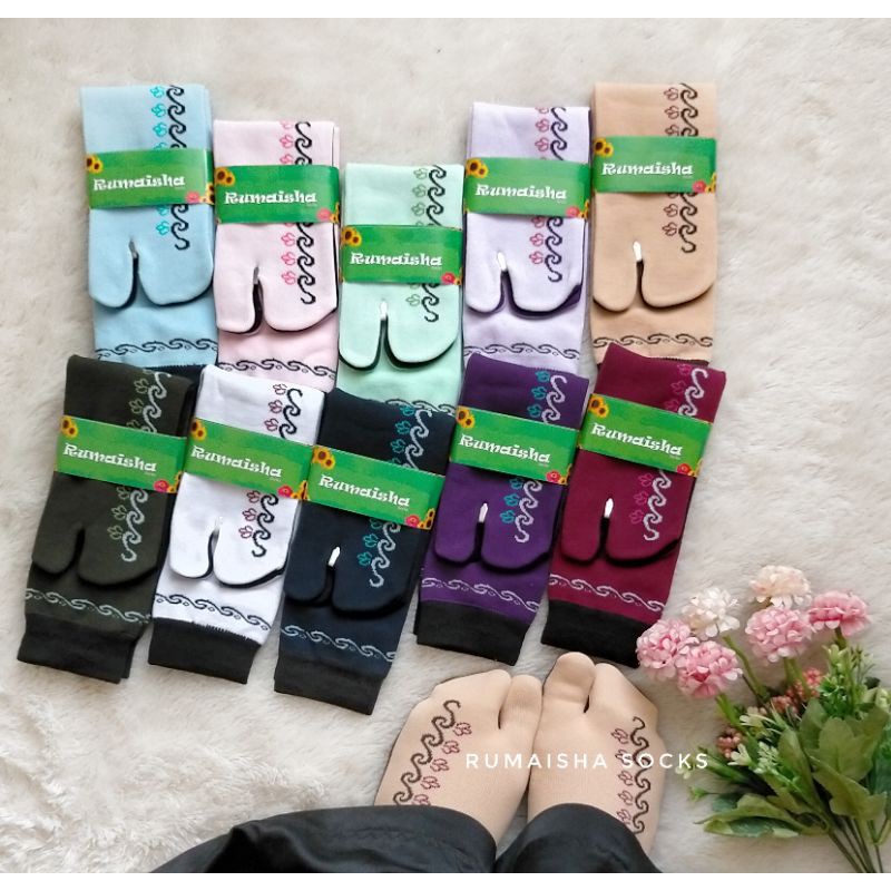 Kaos kaki Rumaisha Bunga Rangkai