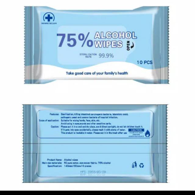 Alcohol Wipes 75%