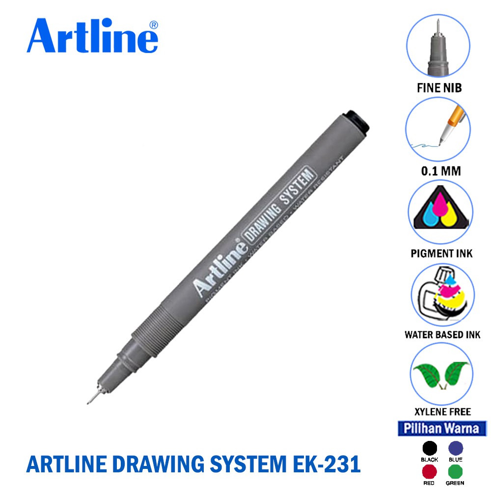 Artline Drawing Pen Per pcs