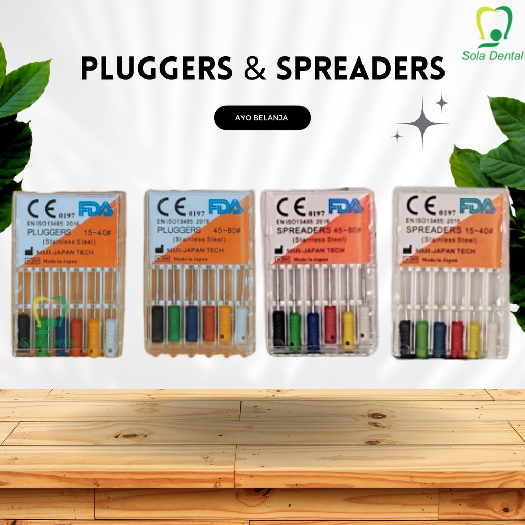 DENTAL SPREADERS & PLUGGERS SOJI