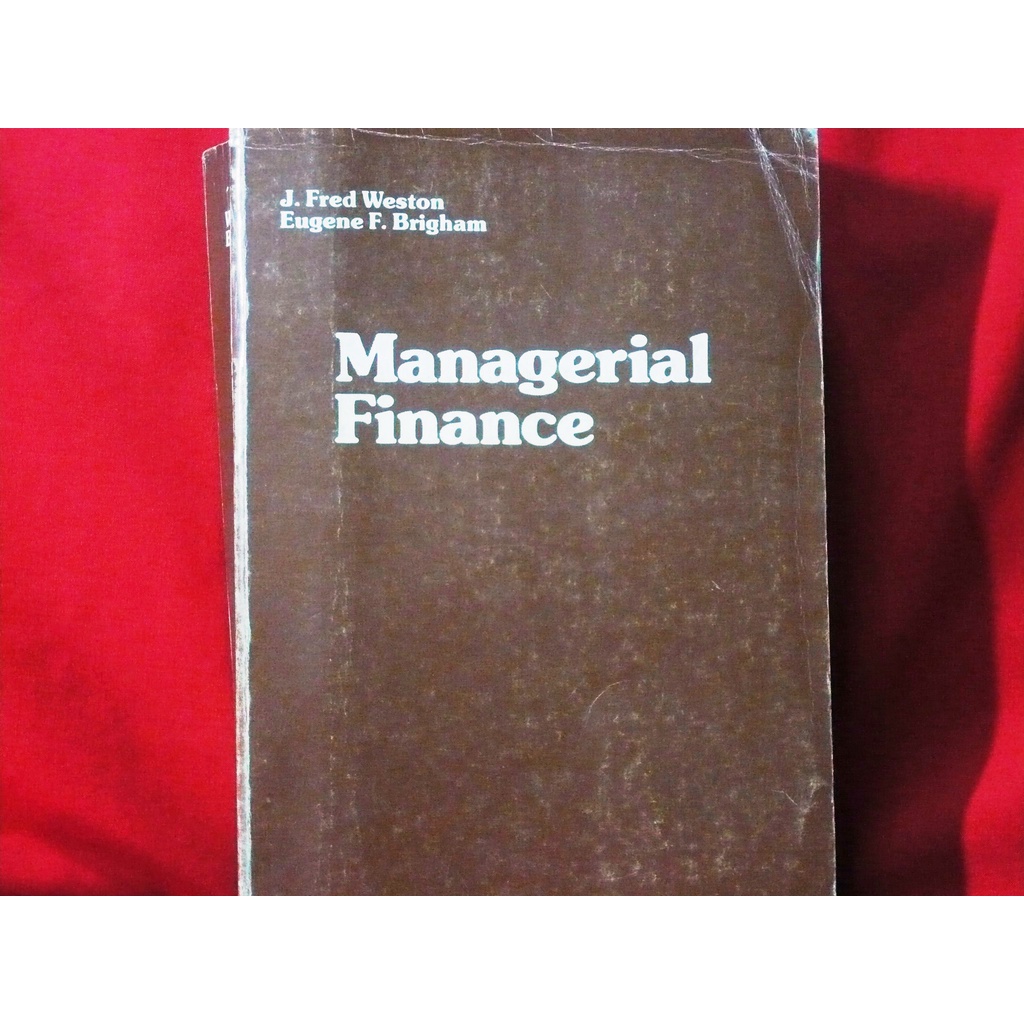 Buku Import Managerial Finance