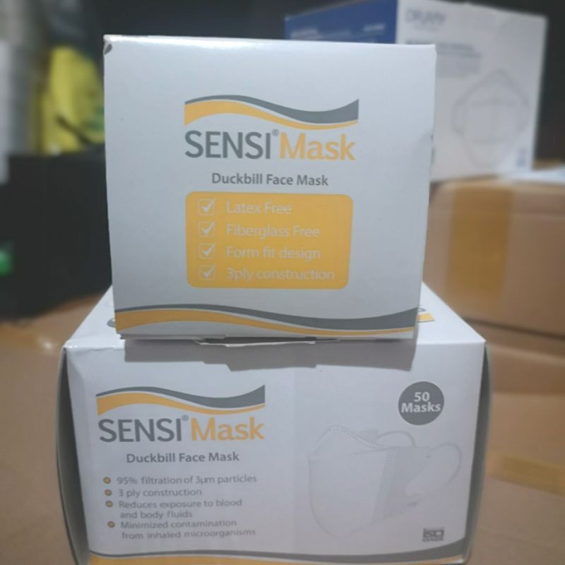 masker duckbill sensi