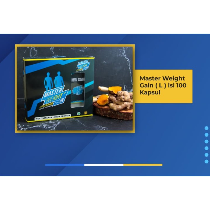Master Weight Gain 100 Kapsul Original
