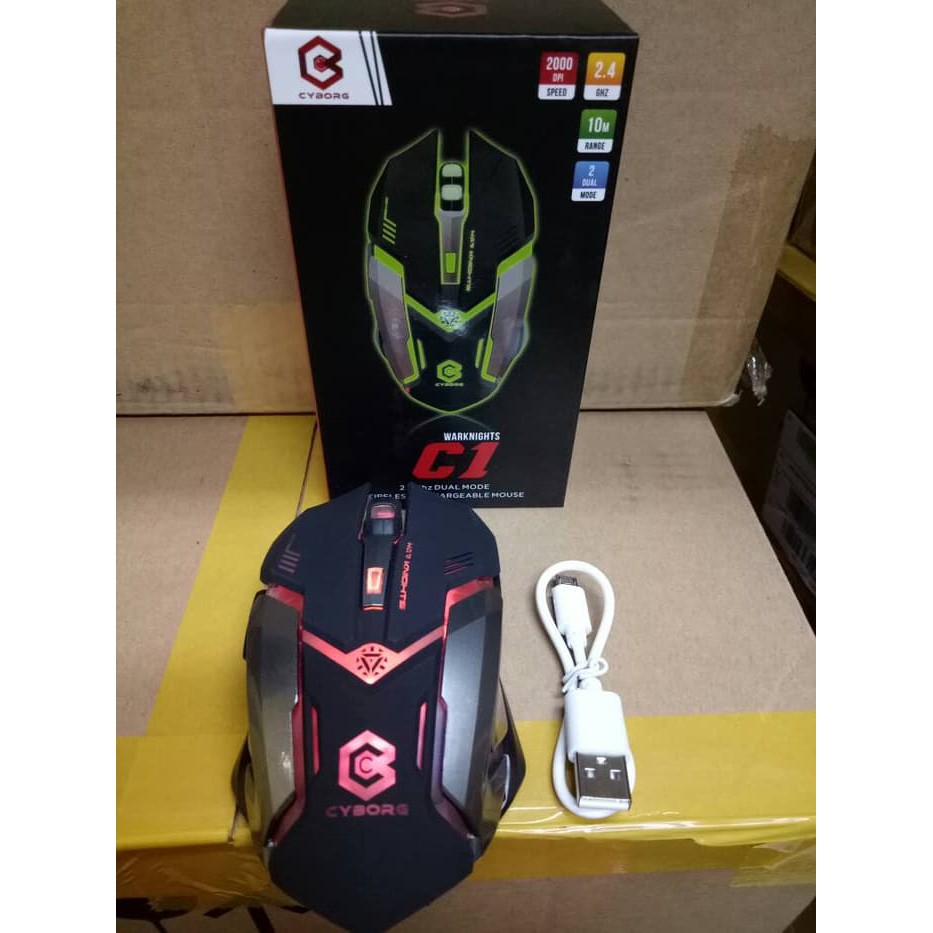 OBRAL  Cyborg Mouse Wireless Gaming C1