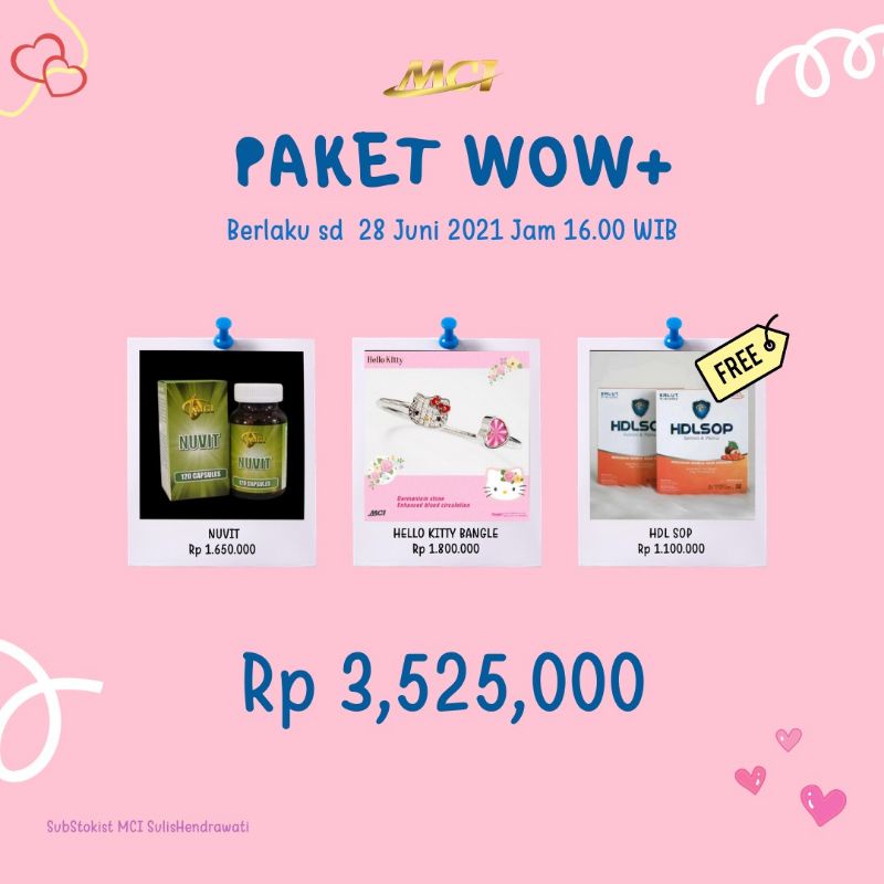 (Ready) paket wow+ MCI series
