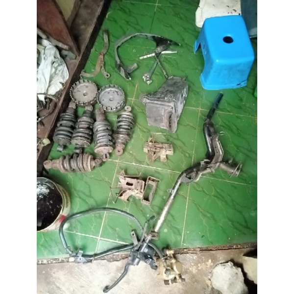 pompa oli dan as roda depan mx old