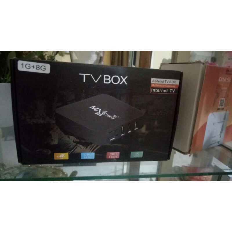 modem orbit + Tv box